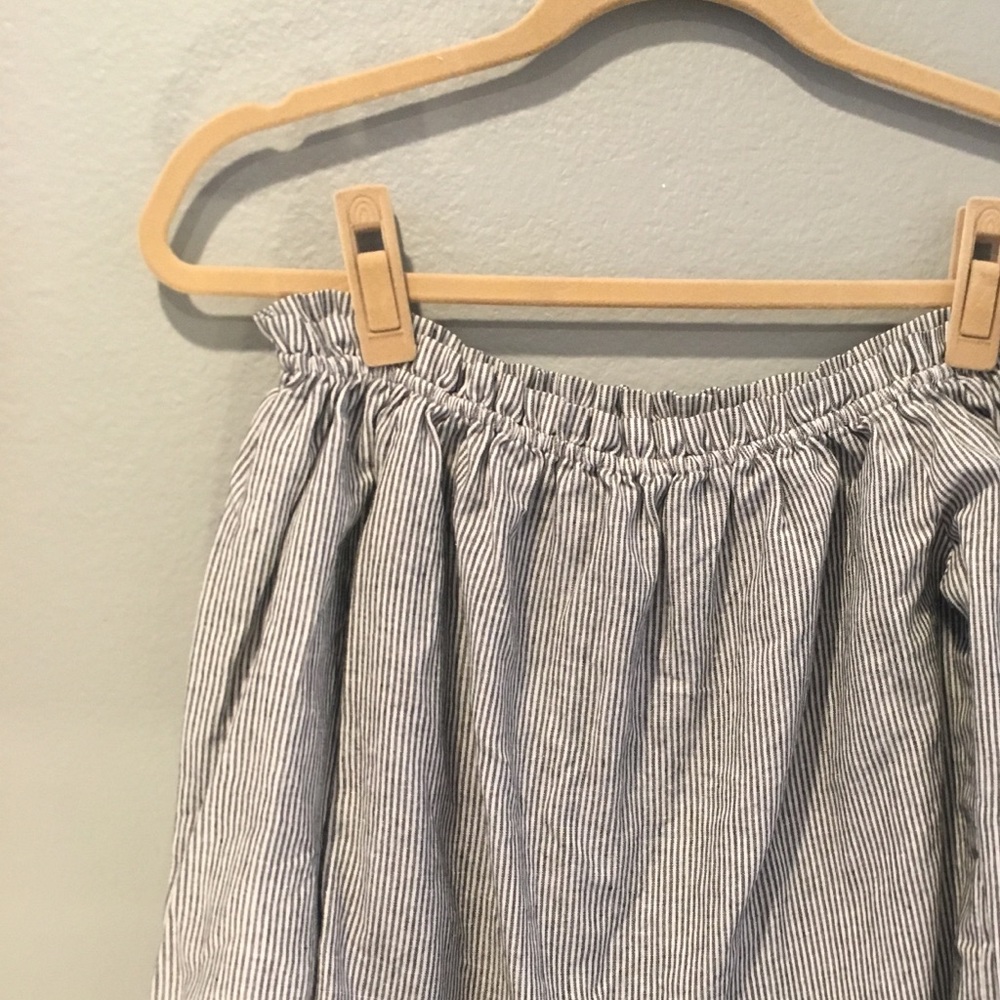 Brandy Melville Stripped off the shoulder blouse